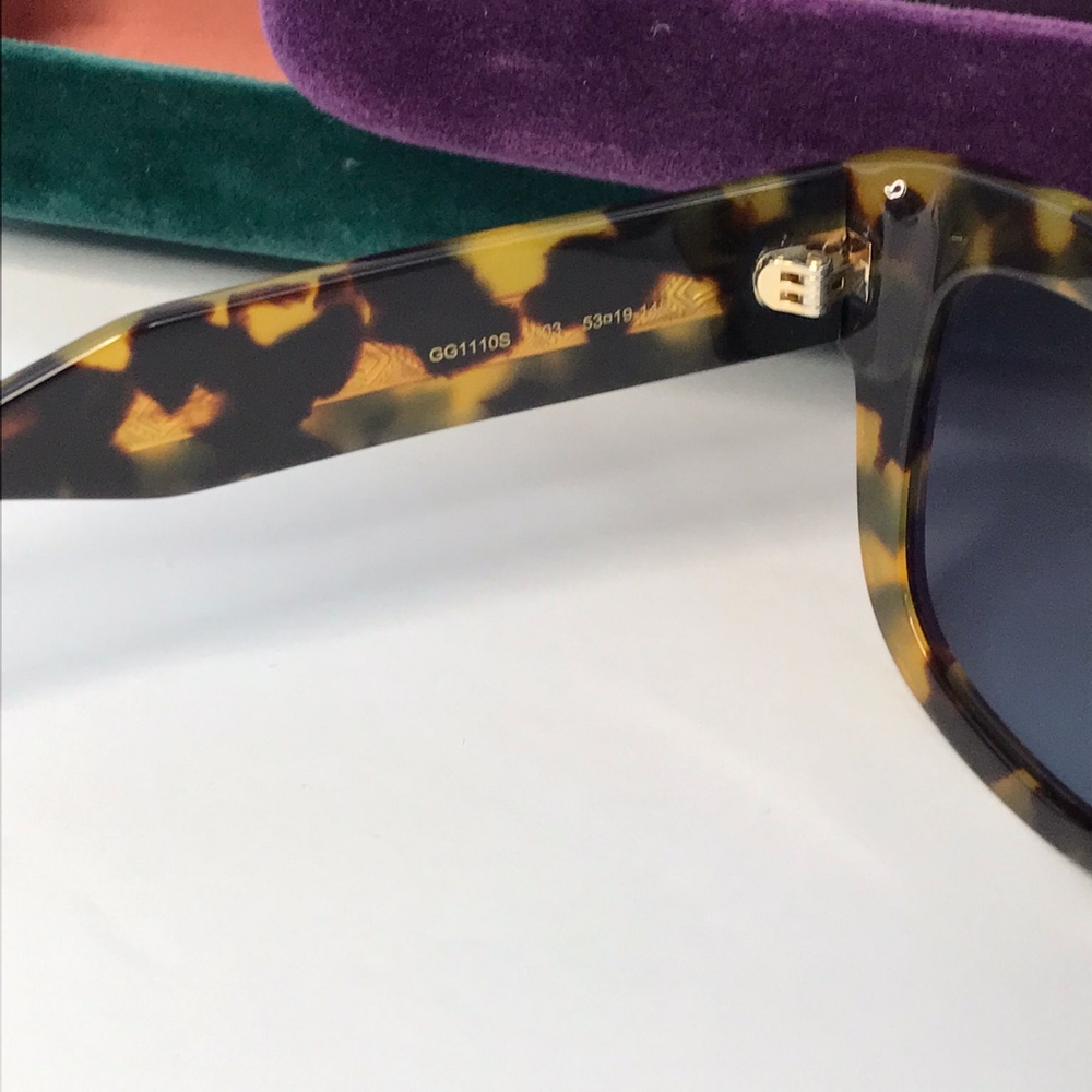 💯 Original GUCCIGG1110S-003 53 Sunglass MAN BIO ACETATESunglasses - Picture 12 of 13